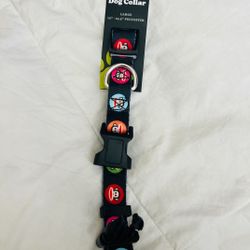 Paul Frank Dog Collar by Perri's (Size Large) 15”-23.5" Adjustable Colorful. New.  (Qty. Available 2) 