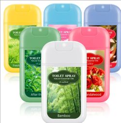 Travel size toilet Spray to eliminate odor