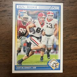 Ladd McConkey Rookie Card Rc Chargers San Diego LA Los Angeles NFL Football Rare 