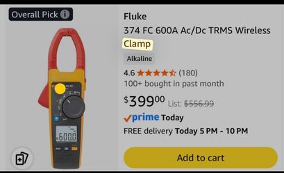Fluke clamp meter