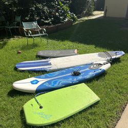 8ft Foamie + Bonus Kids & Boogie Boards