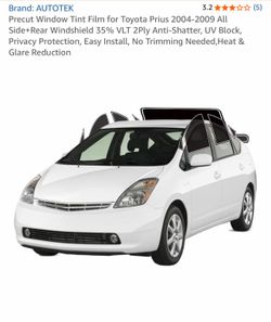 Toyota prius gen2 self tint for windows