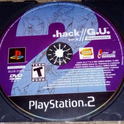 Rare PlayStation 2 .Hack // G. U.  Vol.2 Reminiscence Game For Sale I'm Asking For $40 Or Best Offer