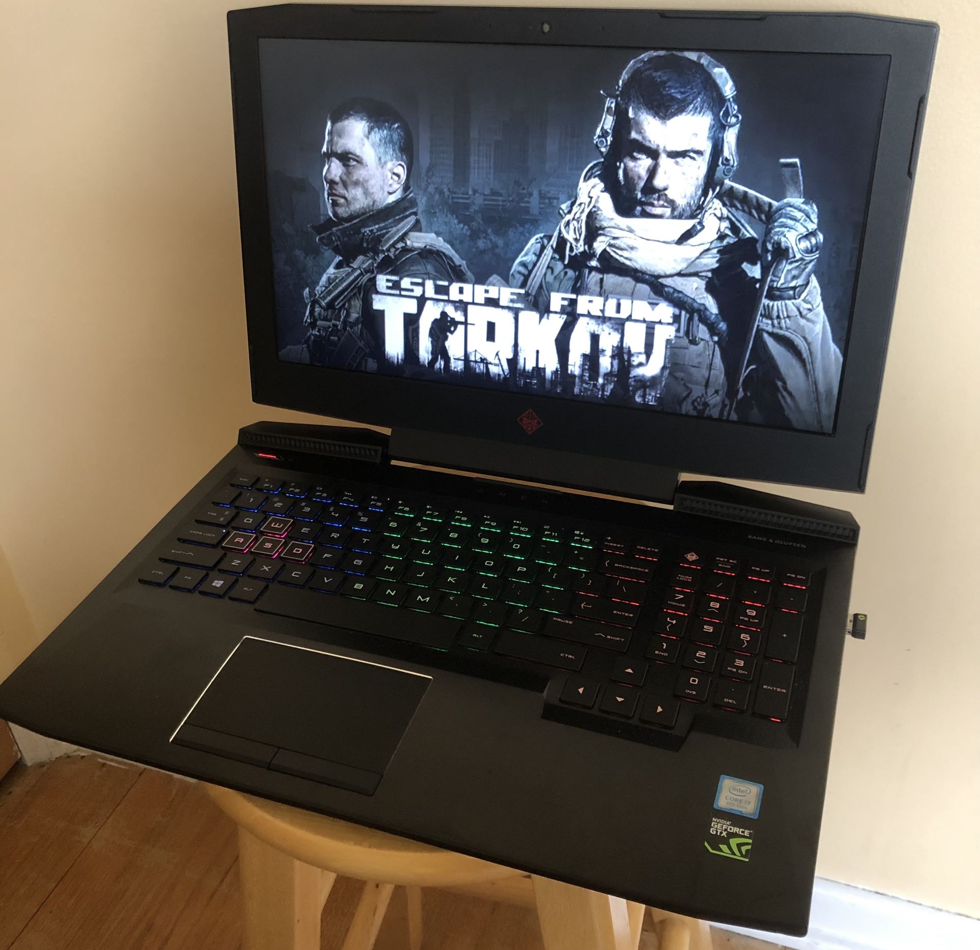 Gaming Laptop ( OR TRADE) HP OMEN 15.6″ FHD , Windows 11, Intel Core i7, NVIDIA GeForce GTX , 32GB DDR4 RAM, 4TB Total Storage , 2TB SSD M.2, 2TB HD