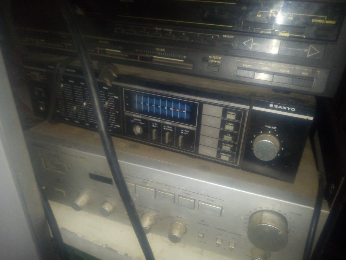 Old Receivers And Amps Cassette Players 8 Track Playersrecord Player S
