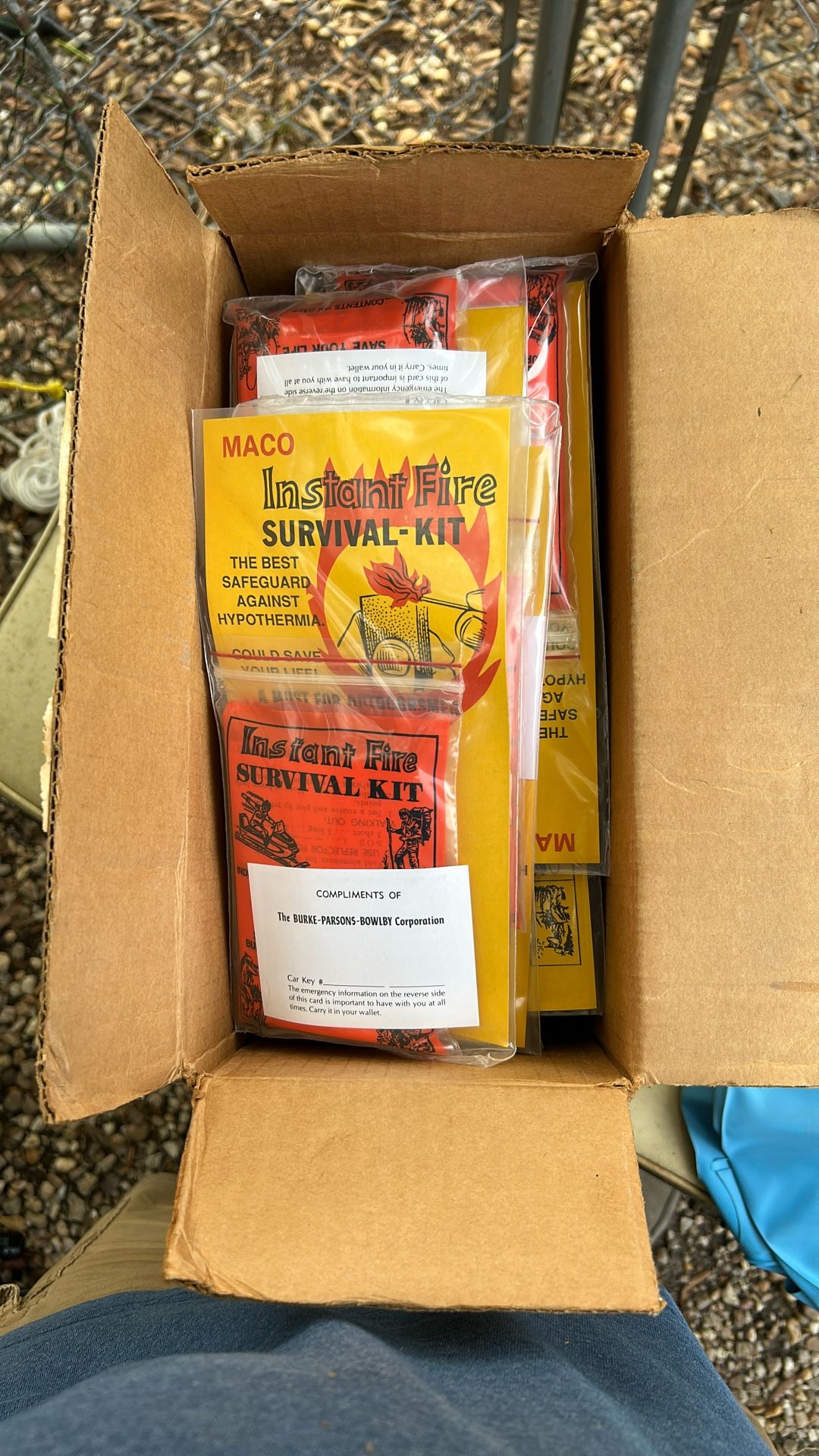 Instant Fire Survival Kit 32 Pieces