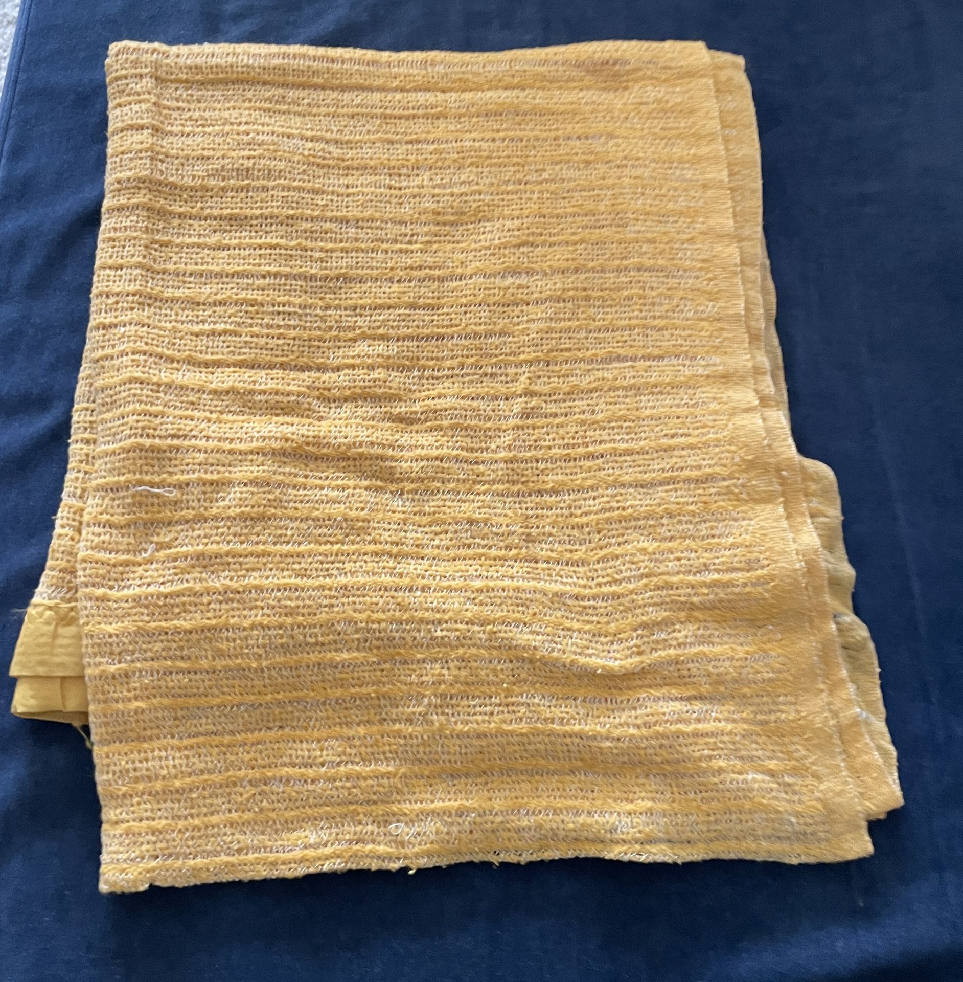 Nice! Blanket Throw - Baby, Youth, Adults - Net Type - Yellow - 82”x68”