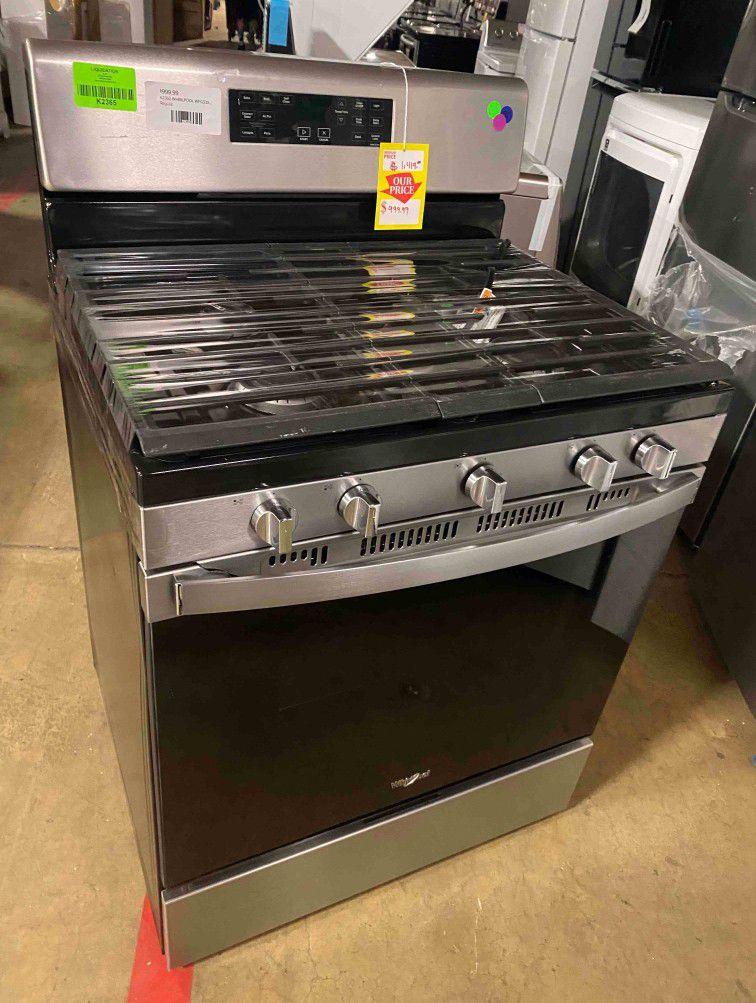 WHIRLPOOL WFG535S0LZ 5.0-cu ft Gas 5-in-1 Stove Range GE8