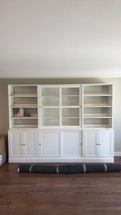 Display Hutch/Library Cabinet (6) Piece