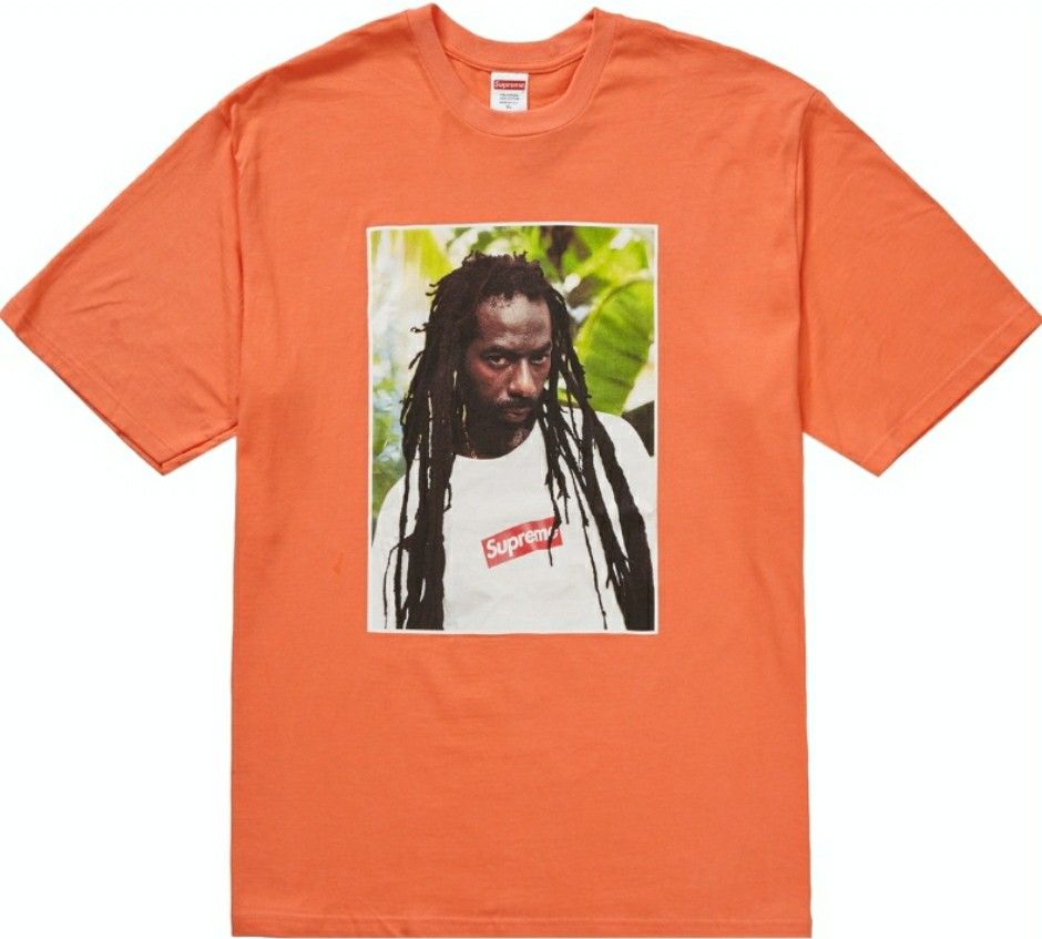 Supreme Buju Banton Tee Neon Orange (Medium)