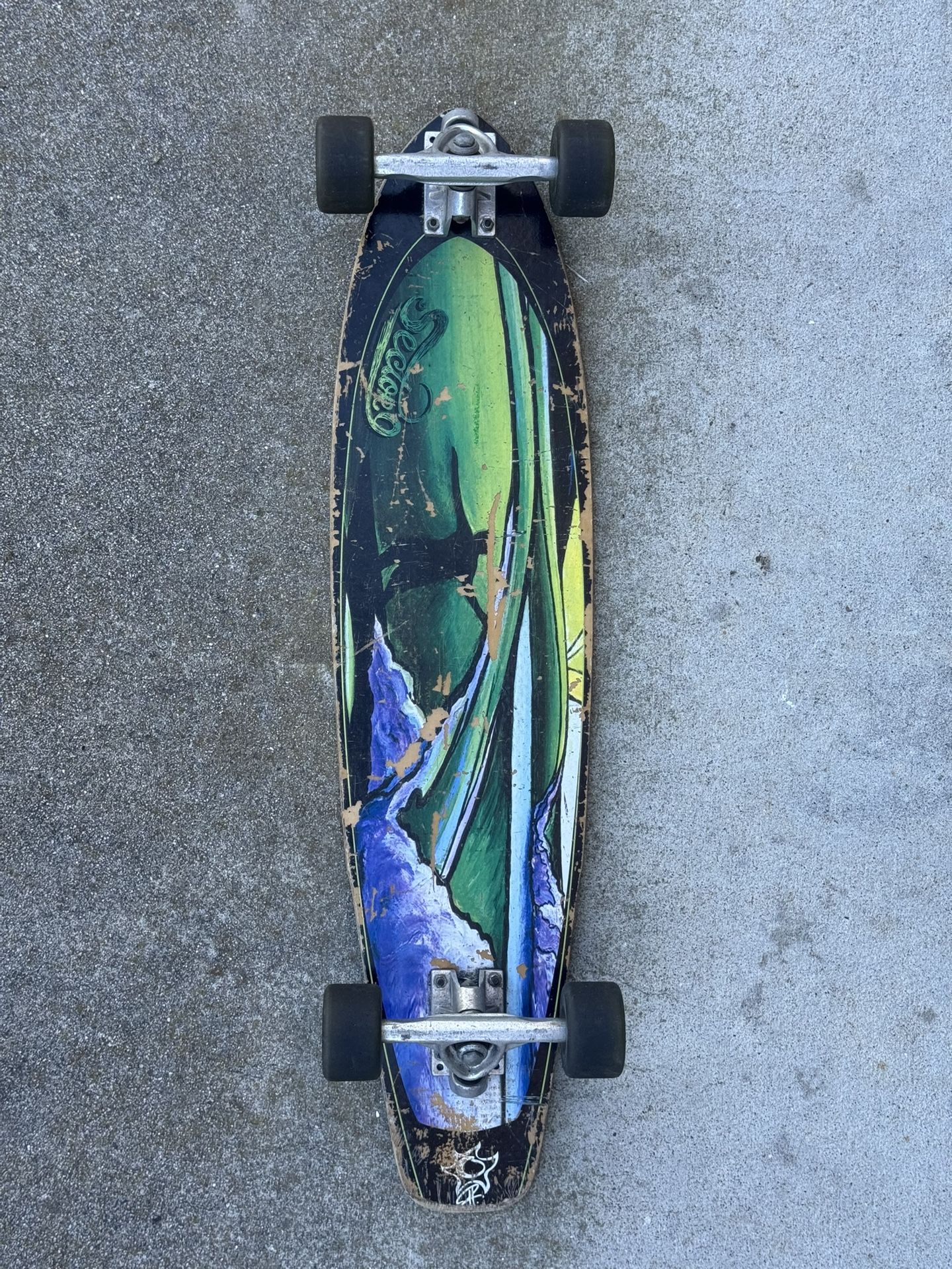 Longboard-skateboard