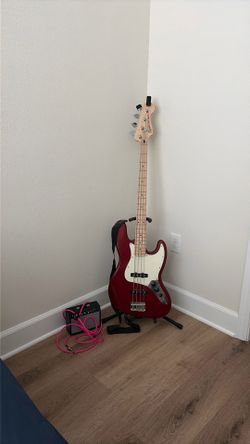 Fender jazz bass guitar mini twin amp