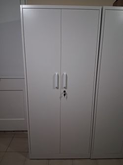 Multipurpose Metal Storage Cabinet with Lock