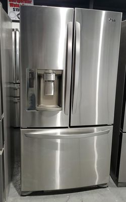 LG 3-Door Stainless Steel Fridge
