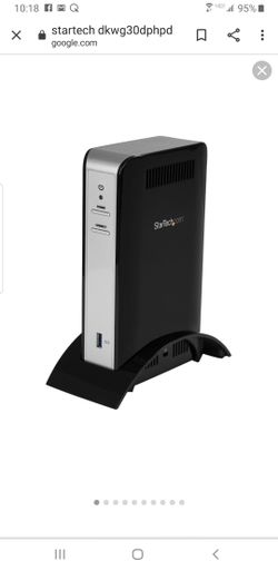 DUAL MONITOR DOCKING STATION