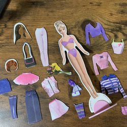 Vintage Magnetic Barbie Dress Up . 