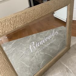 Wedding Mirror Welcome Sign (SPANISH)
