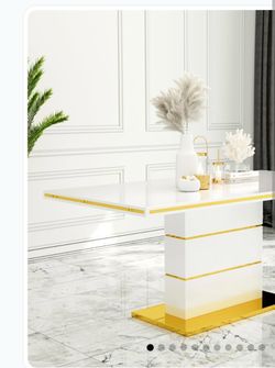 Modern Dining Table for 6 People