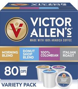 Victor Allen's Variety Pack 80 K -kups Coffee
