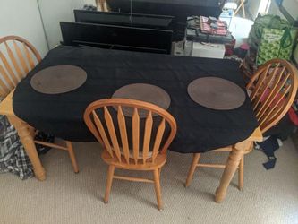 Table and chairs