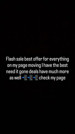 SALES AND DEALS HALF OFF CHECK MY PAGE