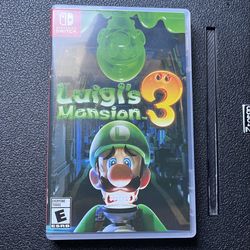 Luigi mansion Nintendo switch