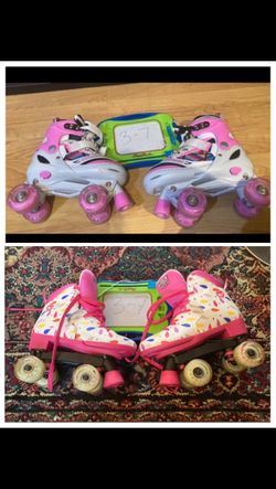 Rollerblades, Roller Skates adjustable size 3-7, shoe size 3, 4, 5, 6, 7 only $20 per pair