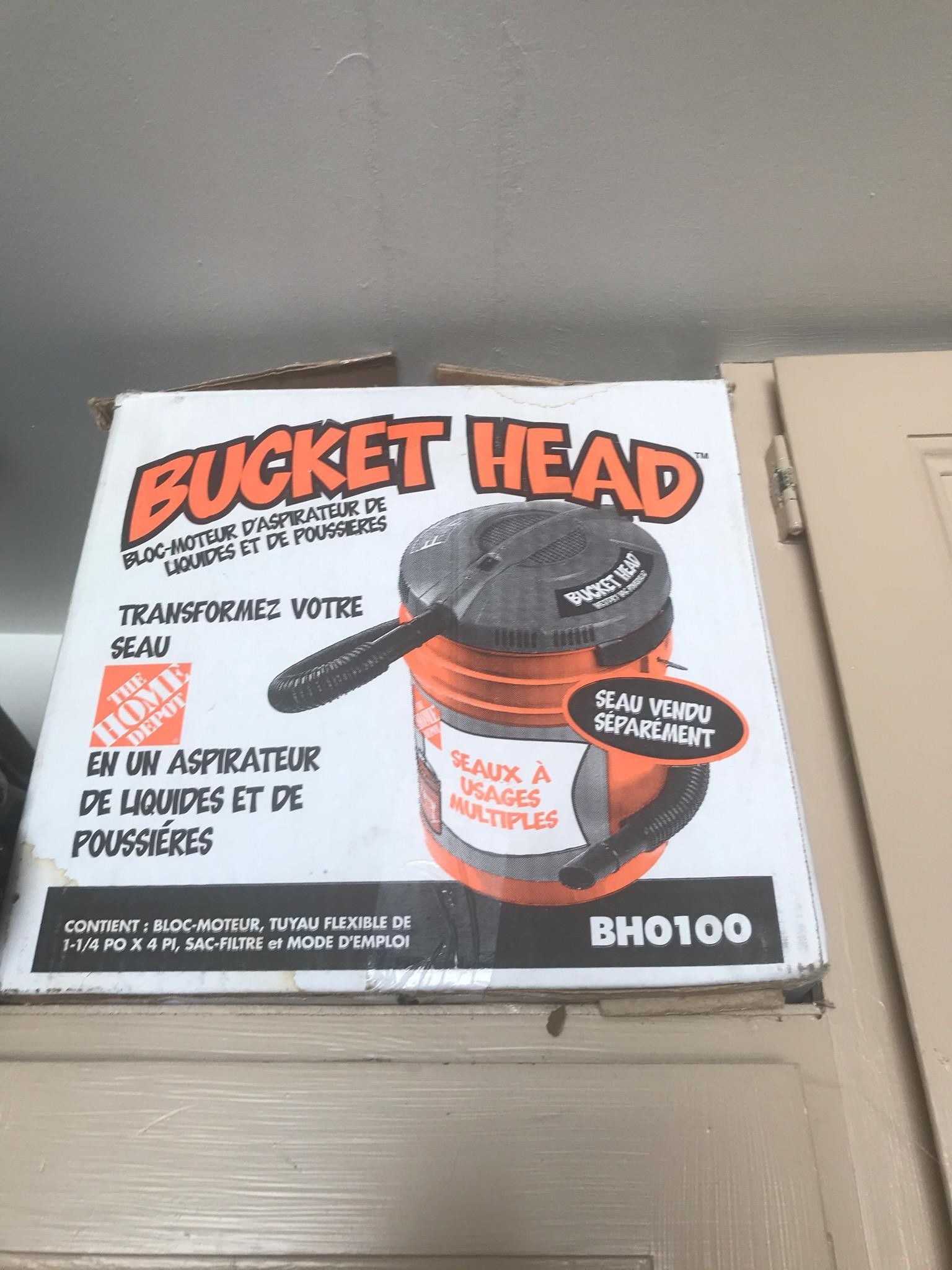 Bucket head vacuum
