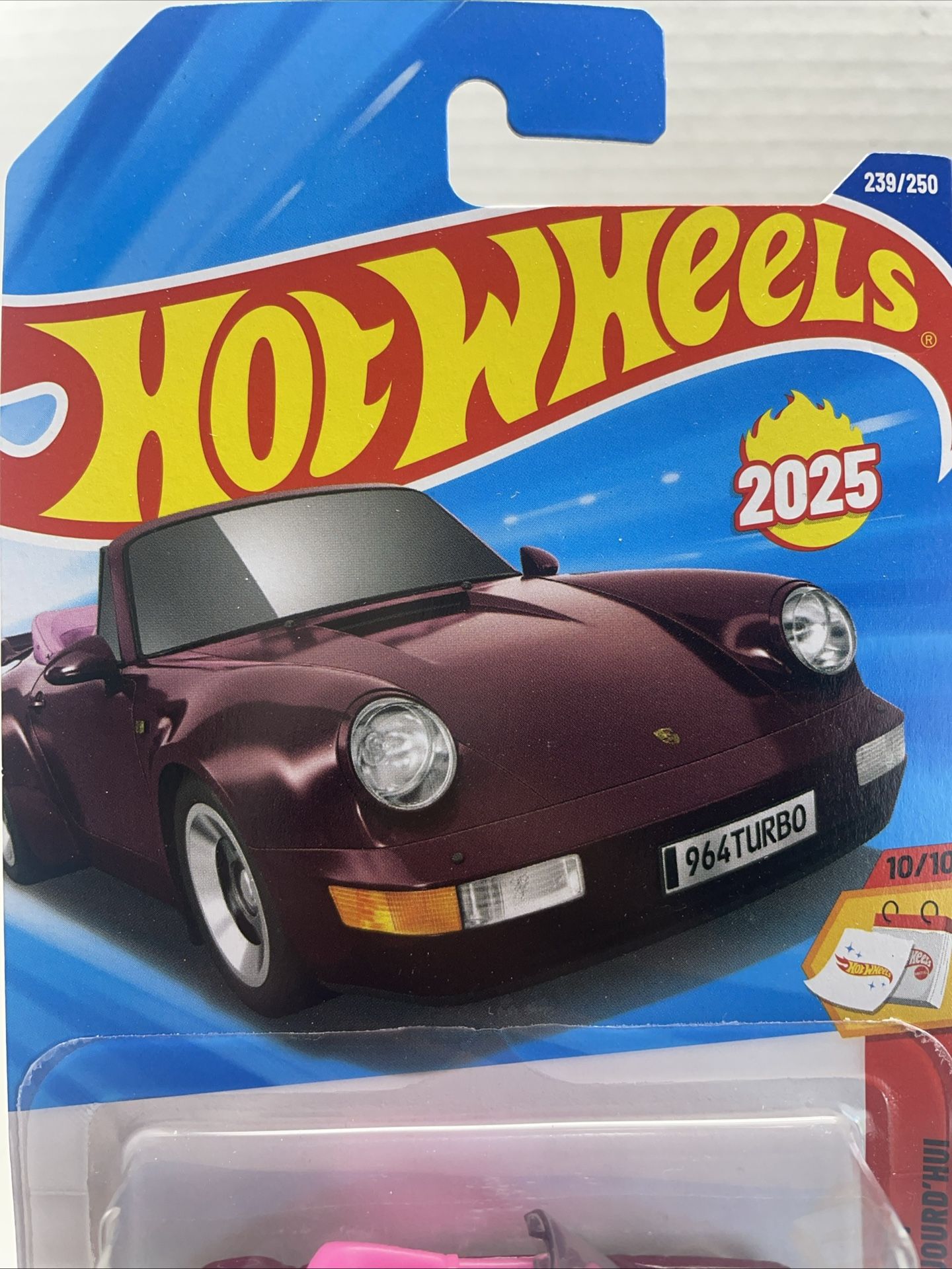 Hot Wheels Porsche 911 Turbo Cabriolet 2025 Hot Wheels #239 Then And Now #10