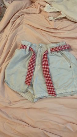 Cute red and white pants