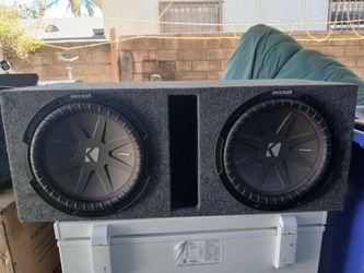 Kicker CompR Dual Subwoofer in Ported Box
