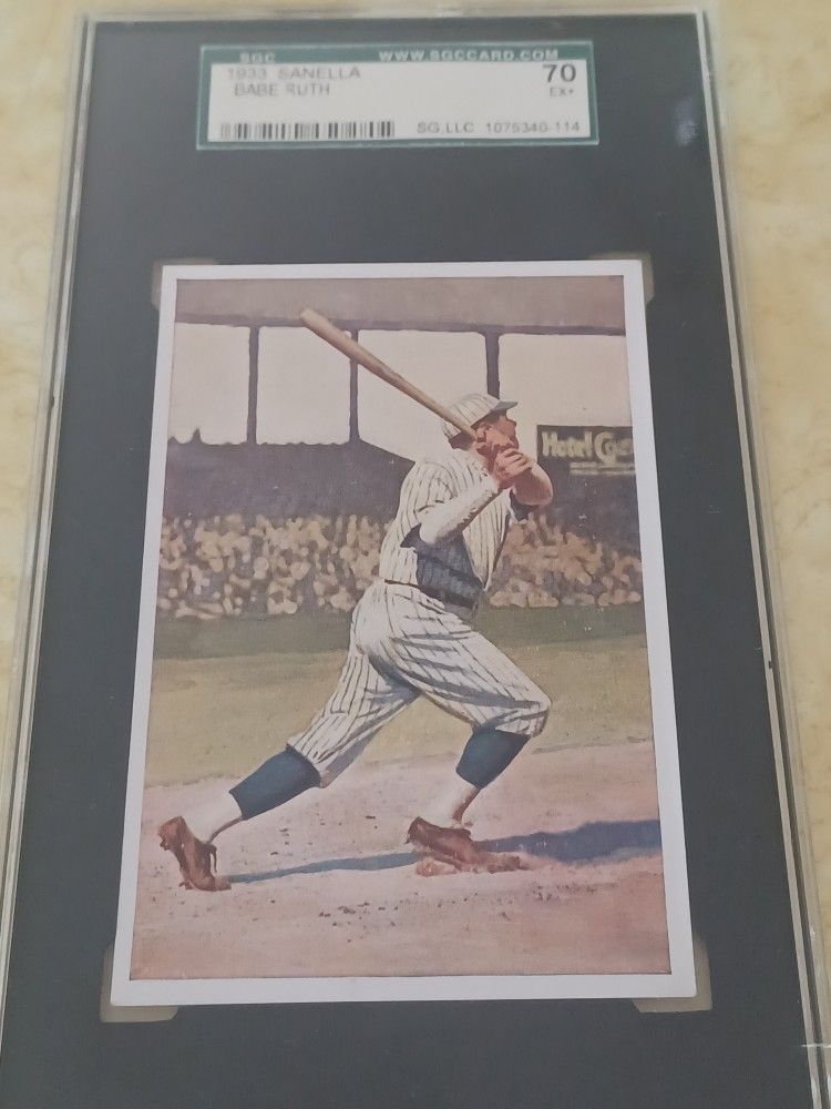 Baseball Card Babe Ruth 1933
