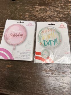 Happy birthday balloon orbz