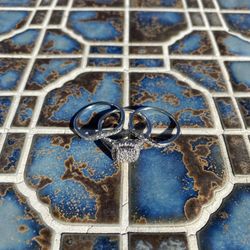 1/6 Carat 14k White Gold Engagement Ring Set