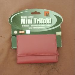 Mundi  leather wallet : NEW