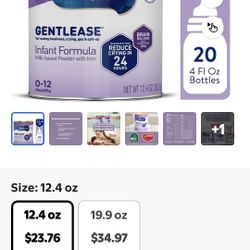 6 Cans Enfamil Gentlease 