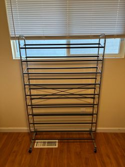 Rolling Shoe Rack