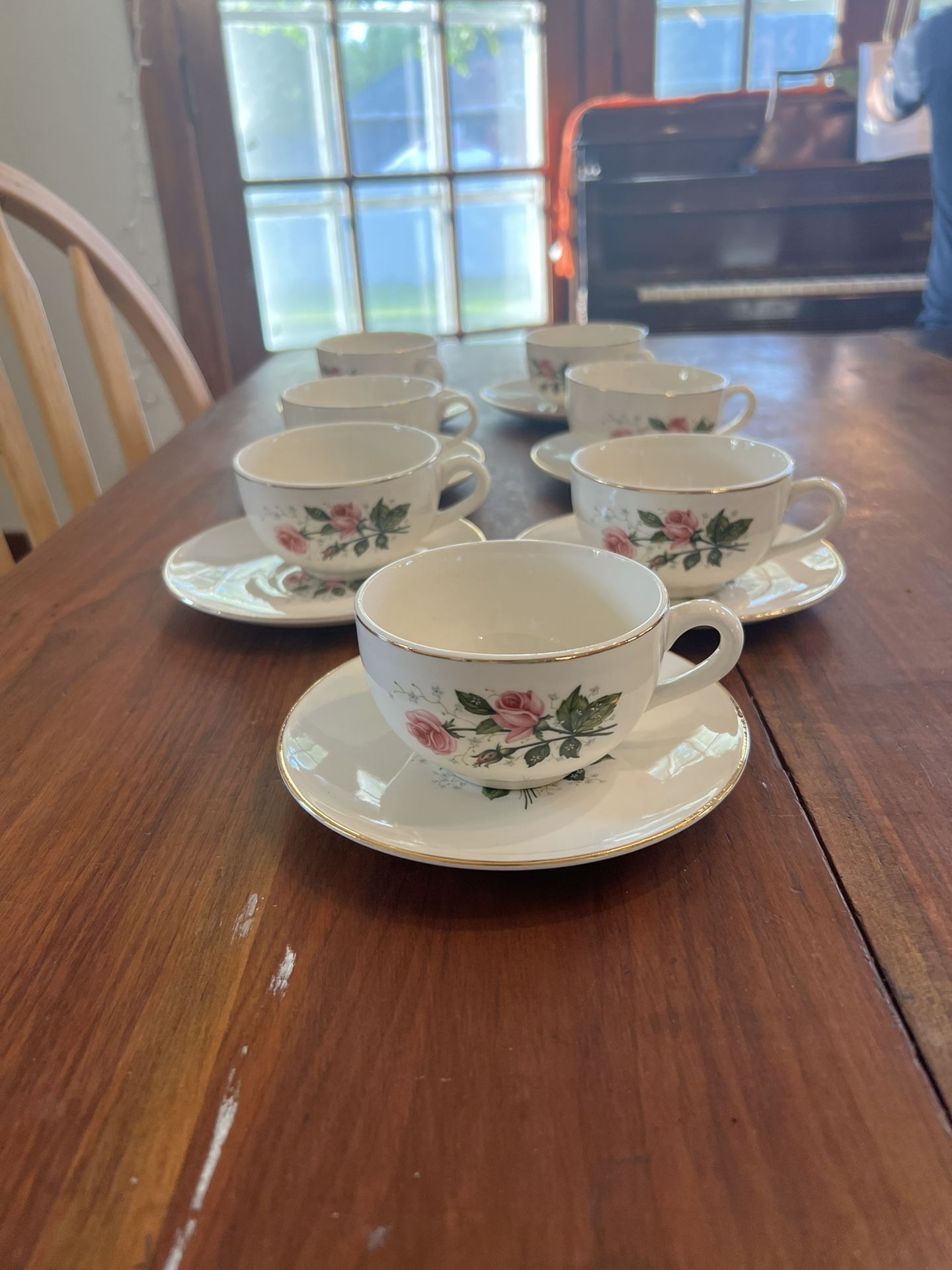 Vintage Set Of Cups And Saucers 