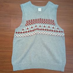 Gray Holiday Bell Vest
