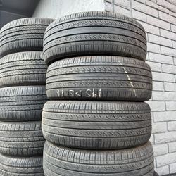 💯📲195/55/16 Vendo Set De Llantas Usadas Hankok 