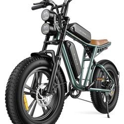 ENGWE M20 Electric Bike for Adults - 1000W 28mph Moped Ebike 48V13A Single/48V26A Dual Battery 20*4.0" Fat Tire All Terrain Off Road E-Bike Full Suspe