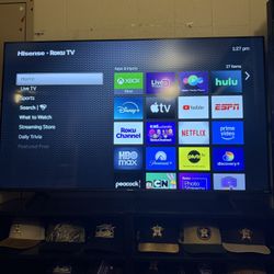 58” Hisense Smart Tv With Remote