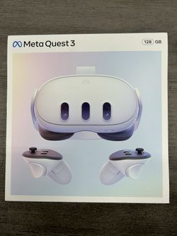 Meta Quest 3 VR Headset  ,White Color , 128 GB