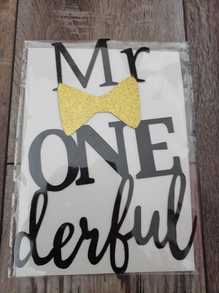 Mr. ONEderful Party Decor