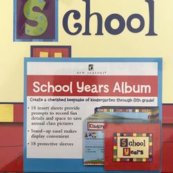 School Years Album & 4x6 Kindergarten Grad Frame