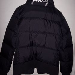 Brand New Black Juicy Couture Black Puffer Bomber Jacket Size Small.