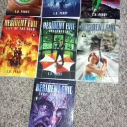 Resident Evil Book Series Trilogy