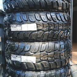 NEW FUZION LT 315/70/17 MUD TERRAIN TIRES $770 CASH TOTAL‼️ FREE INSTALLATION‼️