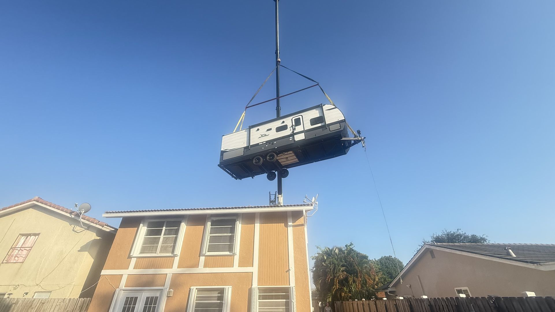 Rv Trailer Relocated 