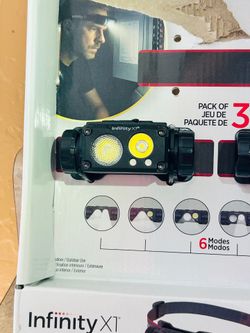 RECHARGEABLE LED Headlamp-flash light 1,500 Lumens